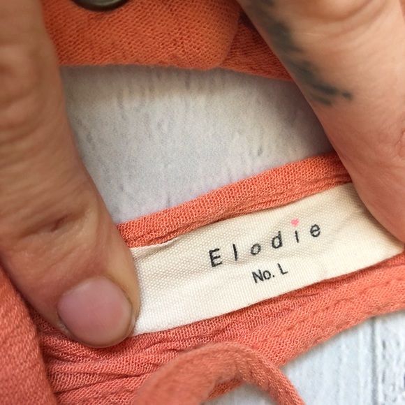 Elodie Anthropologie Peach Tank Top - Picture 4 of 5